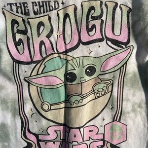 Star Wars Grogu Graphic T-Shirt Girls 6X pre-owned